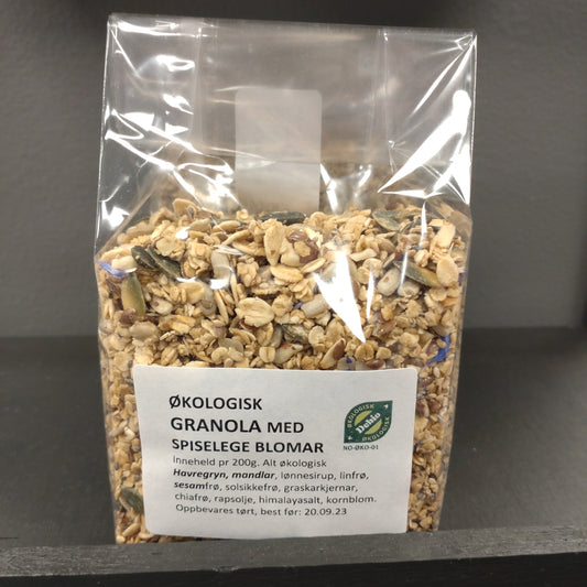 Knasende økologisk granola fra Bømlo