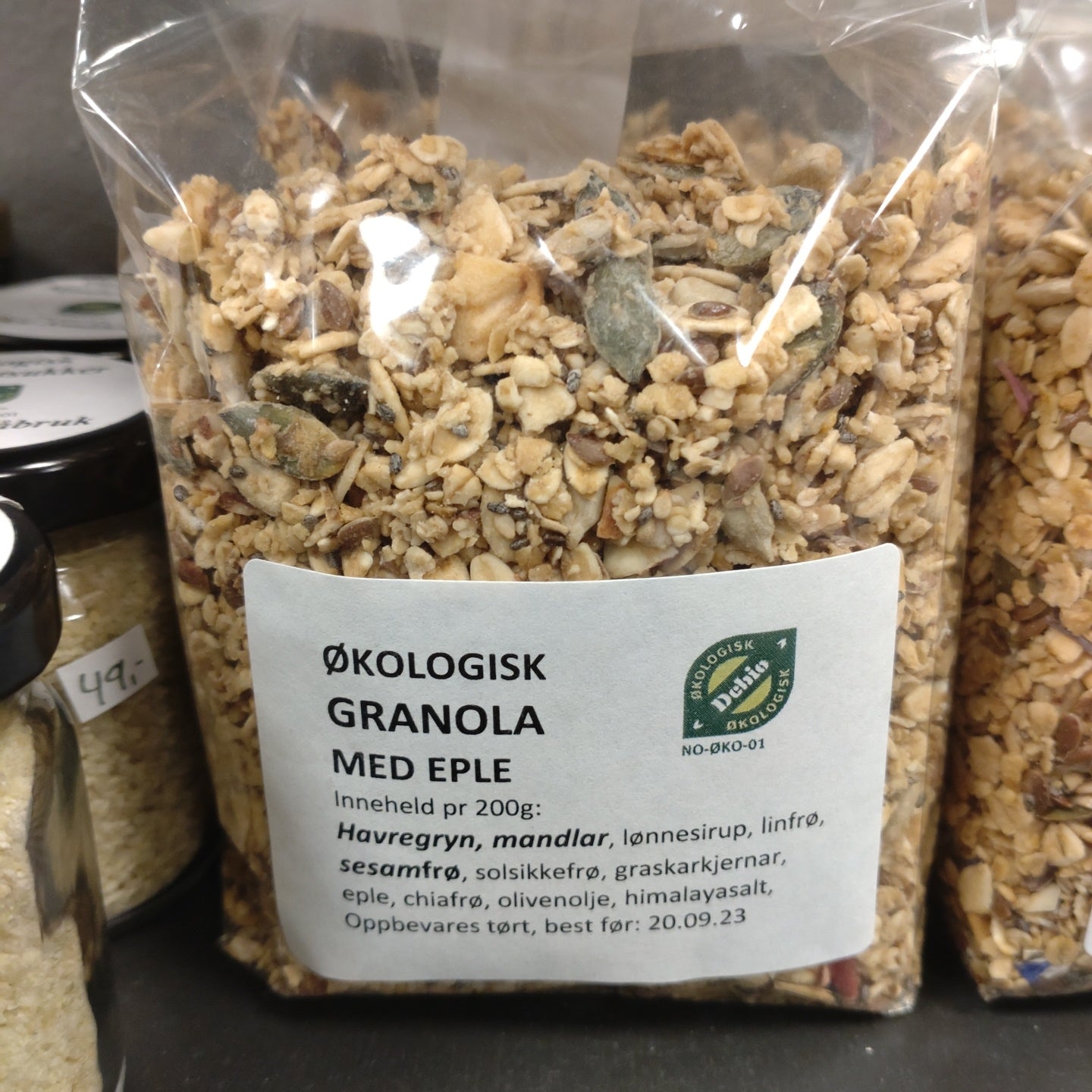 Knasende økologisk granola fra Bømlo