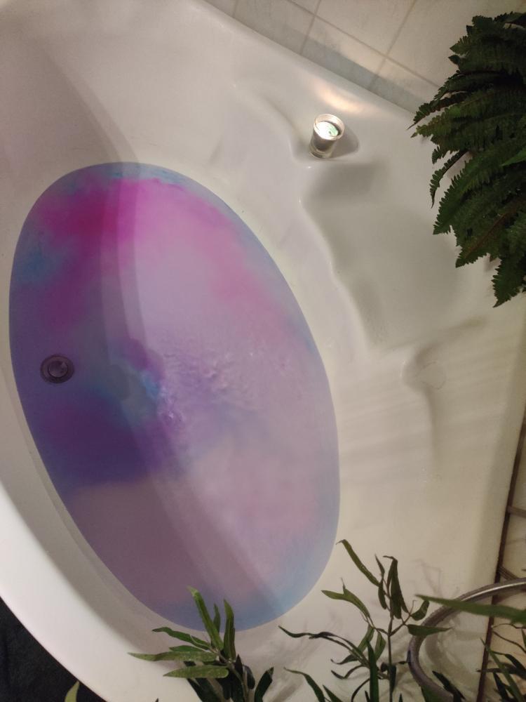 Unicorn og Lavendel badesalt i perfekt blanding