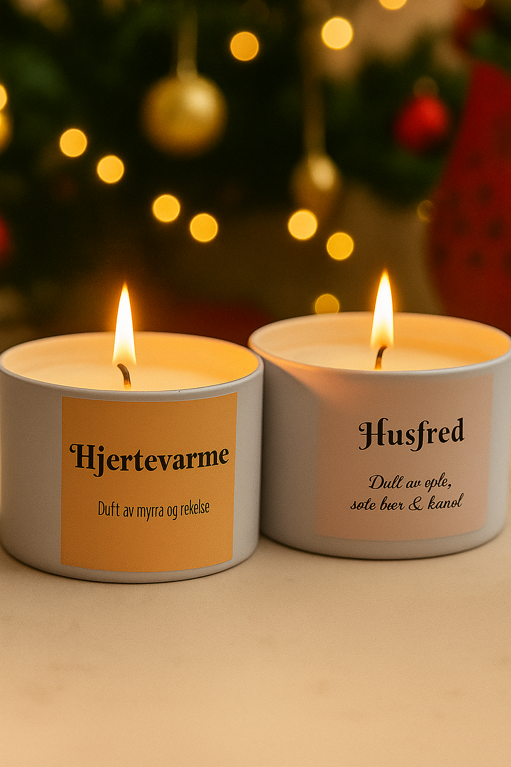 Julelys i boks ✨ – Hjertevarme & Husfred dufter